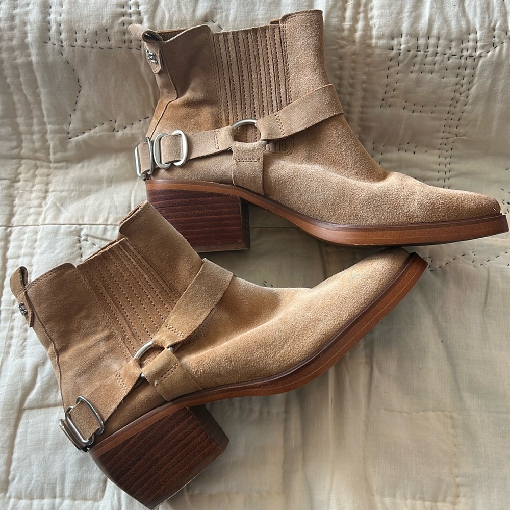 Sam Edelman Tan Ankle Boots